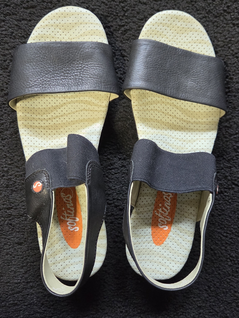 Softspots Slip-On Elastic Slingback Sandals